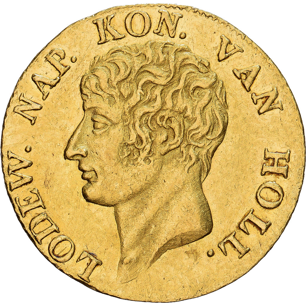 Kingdom of Holland, Louis Napoléon, Ducat, 1809, Utrecht, Oro, MBC, KM:38