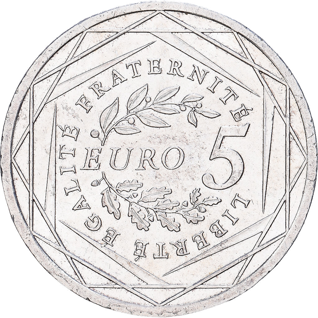 Frankreich, 5 Euro, Semeuse, 2008, MDP, Silber, SS, KM:1534
