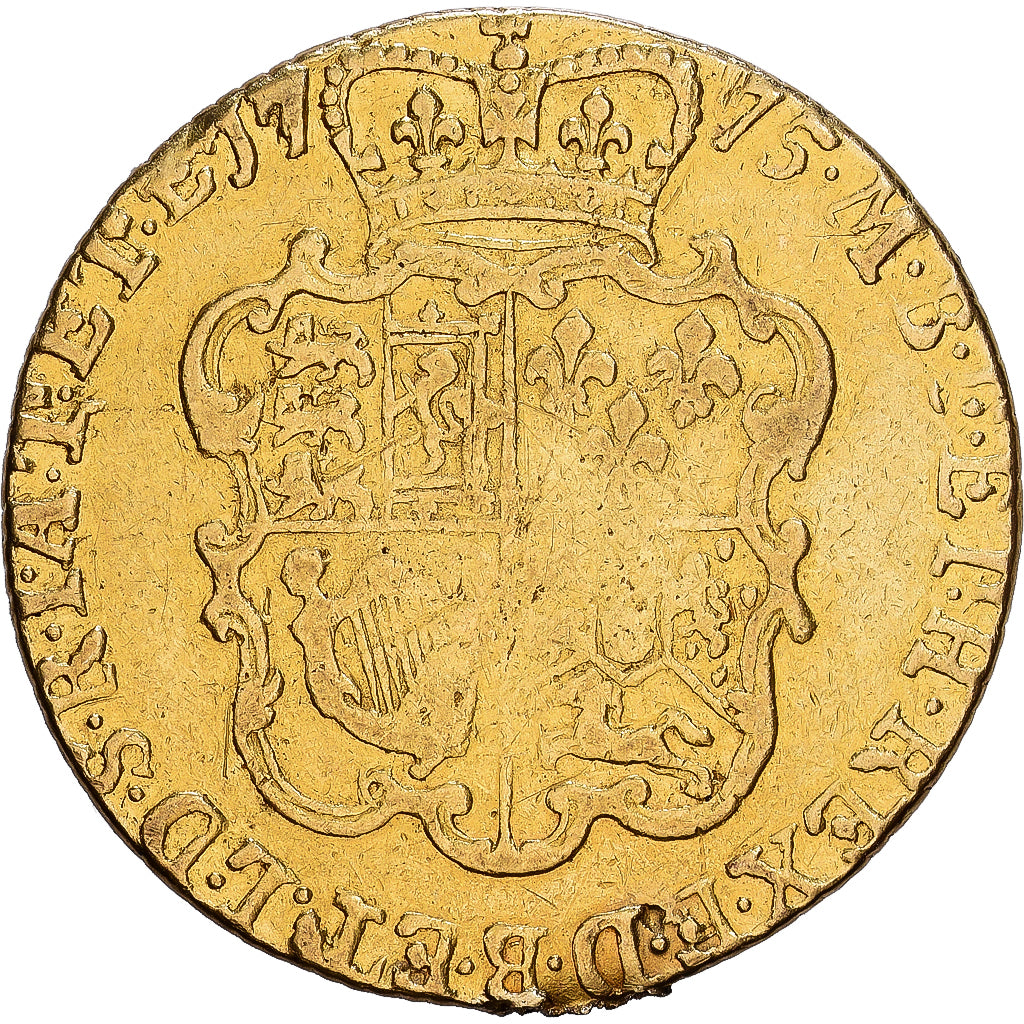 Groot Bretagne, George III, Guinea, 1775, London, Goud, ZG+