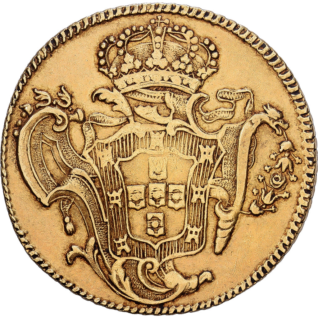 Brésil, José I, 6400 Reis, 1754, Rio de Janeiro, Or, TTB, KM:172.2