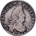France, Louis XIV, 4 Sols aux 2 L, 1693, Toulouse, Silver, VF(20-25)
