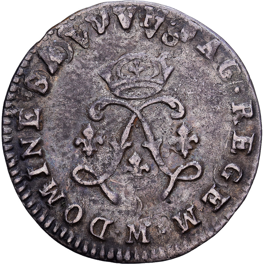 France, Louis XIV, 4 Sols aux 2 L, 1693, Toulouse, Silver, VF(20-25)