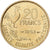 France, 20 Francs, Guiraud, 1953, MDP, Copper-Aluminum, MS(60-62), Gadoury:865