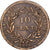 Colonies françaises, Charles X, 10 Centimes, 1828, Paris, Bronze, TTB, KM:11