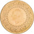 Turquia, 25 Kurus, 1967, Dourado, VF(30-35)