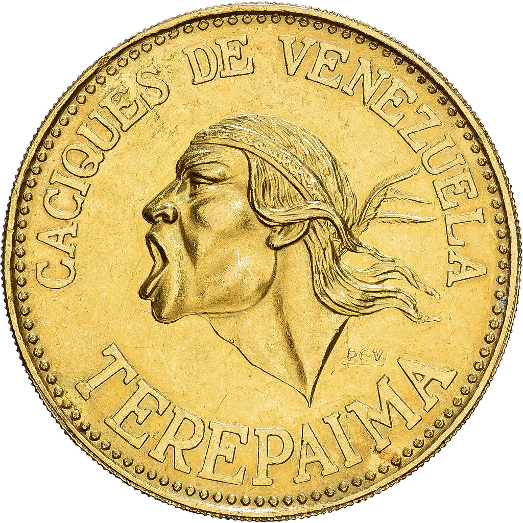 Venezuela, Medaille, Terepaima, 1955-1960, Gold, SS+