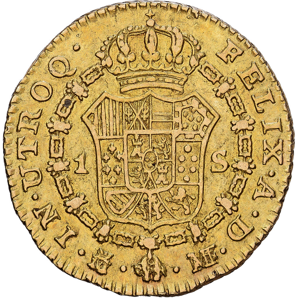 Spanien, Charles IV, Escudo, 1791, Madrid, Gold, S+, KM:434