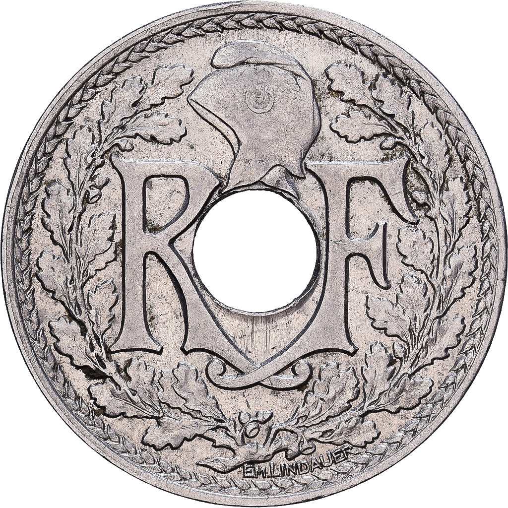 Francia, 25 Centimes, 1917, MDP, Souligné, Nichel, SPL-, Gadoury:379