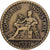 Francia, 2 Francs, Chambre de commerce, 1927, Paris, Rare, Cobre - aluminio