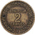 Francia, 2 Francs, Chambre de commerce, 1927, Paris, Rare, Cobre - aluminio