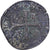 France, Henri IV, Douzain aux deux H, 1593, Angers, Extremely rare, Billon