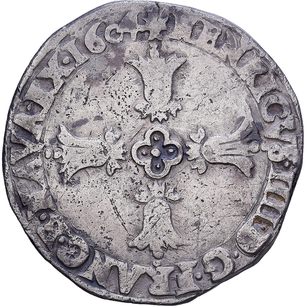 France, Henri IV, 1/4 Ecu, 1604, Bayonne, Silver, VF(20-25), Gadoury:597
