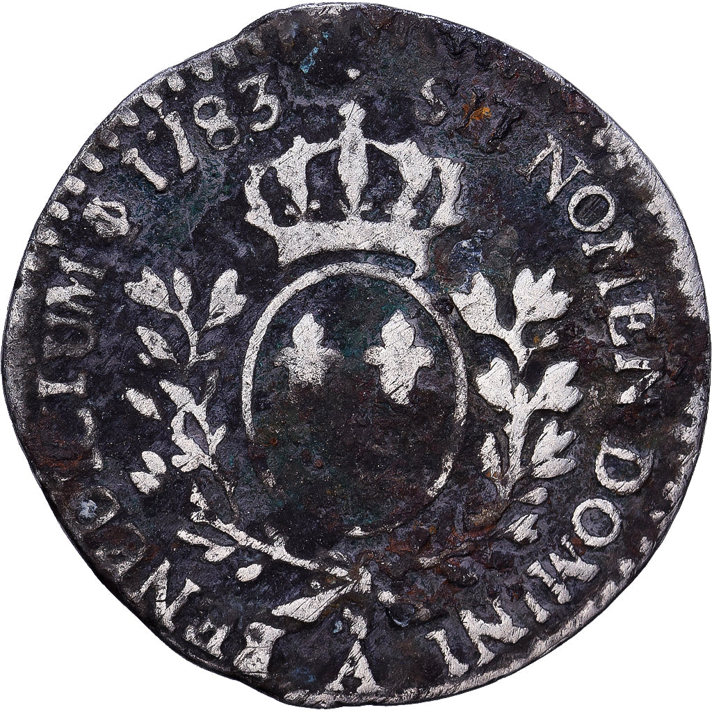 Frankreich, Louis XVI, 1/20 Ecu, 1783, Paris, Silber, S, Gadoury:352