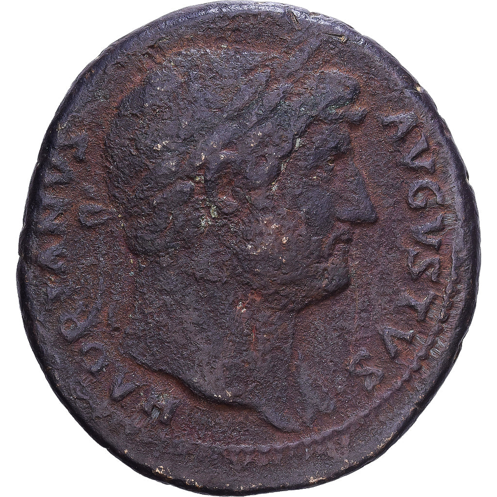 Roman Empire, Hadrian, As, 125-127, Rome, Bronce, BC+, RIC:828