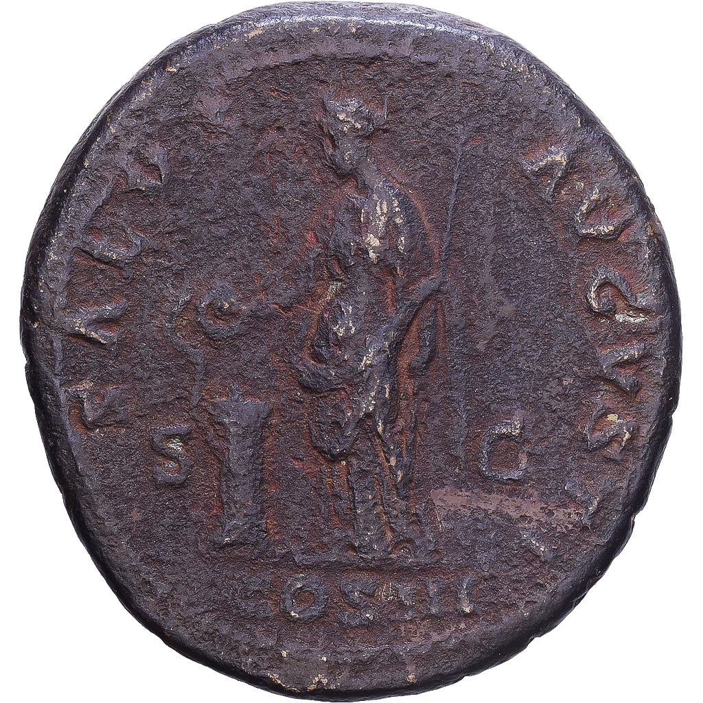 Roman Empire, Hadrian, As, 125-127, Rome, Bronce, BC+, RIC:828