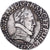 France, Henri III, 1/2 Franc au col plat, 1587, La Rochelle, Argent, TTB