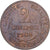 Frankrijk, 2 Centimes, Daniel-Dupuis, 1908, MDP, Bronzen, PR, Gadoury:107