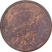 Francia, 2 Centimes, Daniel-Dupuis, 1910, MDP, Bronce, MBC+, Gadoury:107