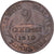 Frankrijk, 2 Centimes, Daniel-Dupuis, 1910, MDP, Bronzen, ZF+, Gadoury:107