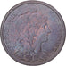 Frankrijk, 2 Centimes, Daniel-Dupuis, 1911, MDP, Bronzen, ZF, Gadoury:107
