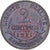 Frankrijk, 2 Centimes, Daniel-Dupuis, 1911, MDP, Bronzen, ZF, Gadoury:107