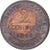 Frankrijk, 2 Centimes, Daniel-Dupuis, 1914, MDP, Bronzen, ZF+, Gadoury:107