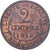 Frankrijk, 2 Centimes, Daniel-Dupuis, 1916, MDP, Bronzen, PR, Gadoury:107