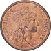 Francja, 2 Centimes, Daniel-Dupuis, 1919, MDP, Brązowy, MS(60-62), Gadoury:107