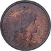 Francia, 2 Centimes, Daniel-Dupuis, 1920, MDP, Bronce, MBC, Gadoury:107