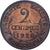 Frankrijk, 2 Centimes, Daniel-Dupuis, 1920, MDP, Bronzen, ZF, Gadoury:107