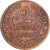 Frankrijk, 2 Centimes, Daniel-Dupuis, 1909, MDP, Bronzen, ZF, Gadoury:107