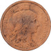 Francia, 2 Centimes, Daniel-Dupuis, 1898, MDP, Bronce, MBC, Gadoury:107