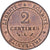 Francia, 2 Centimes, Cérès, 1885, Paris, grand A, Bronce, BC+, Gadoury:105