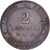 Francia, 2 Centimes, Cérès, 1886, Paris, Bronce, MBC, Gadoury:105