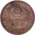 Francia, 2 Centimes, Cérès, 1890, Paris, Bronce, MBC, Gadoury:105