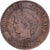 Francia, 2 Centimes, Cérès, 1894, Paris, Bronce, BC+, Gadoury:105