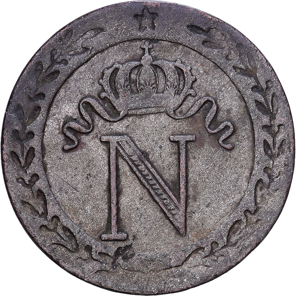 Frankreich, Napoleon I, 10 Centimes, 1808, Paris, Billon, SS, Gadoury:190