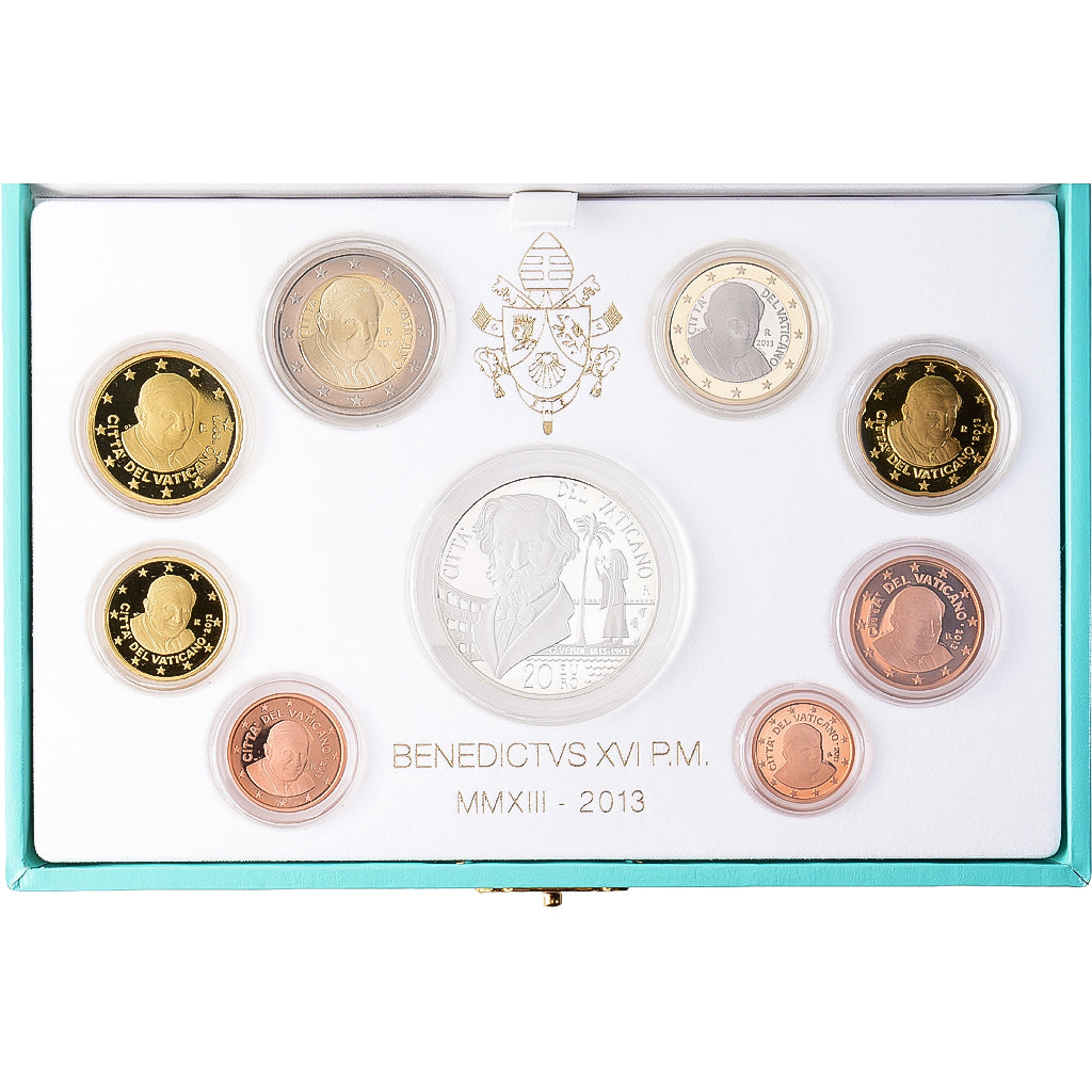 Vatican, Benedict XVI, Set 1 ct. - 20 Euro, G. Verdi, Proof, 2013, Rome