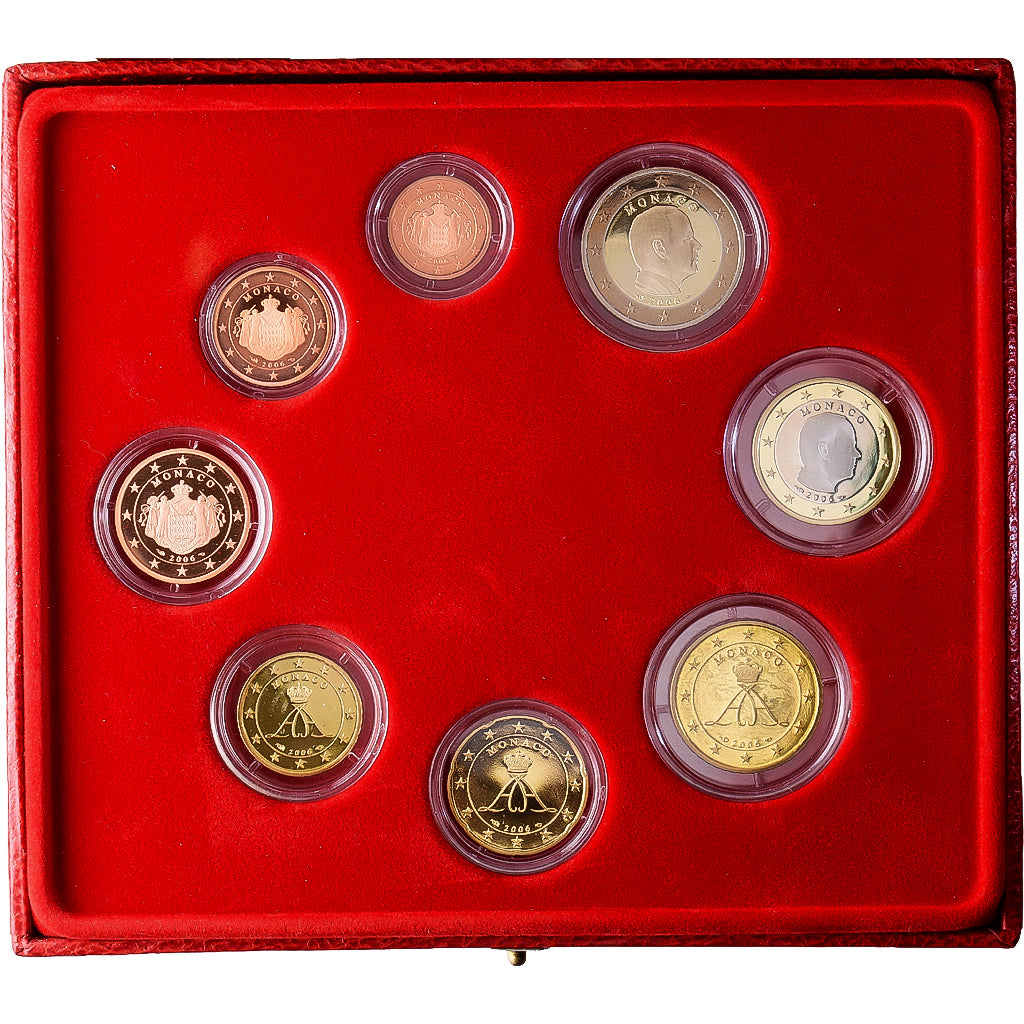 Monaco, Albert II, Set 1 ct. - 2 Euro, 2006, MDP, ND, MS(65-70)