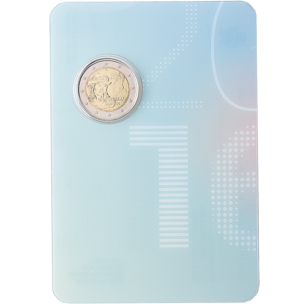 San Marino, 2 Euro, Donatello, 2016, Rome, Bi-Metallic, FDC, KM:548