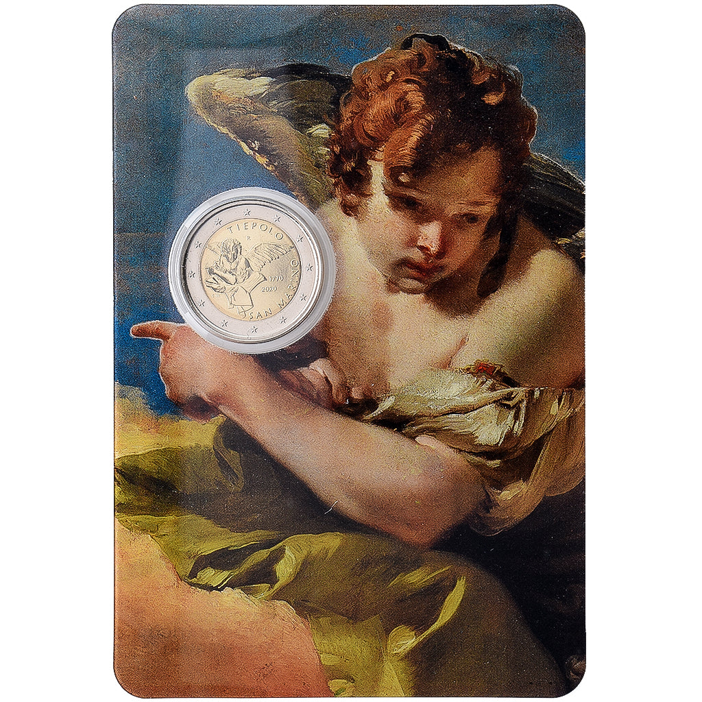 San Marino, 2 Euro, Giambattista Tiepolo, 2020, Rome, Bimetálico, MS(65-70)