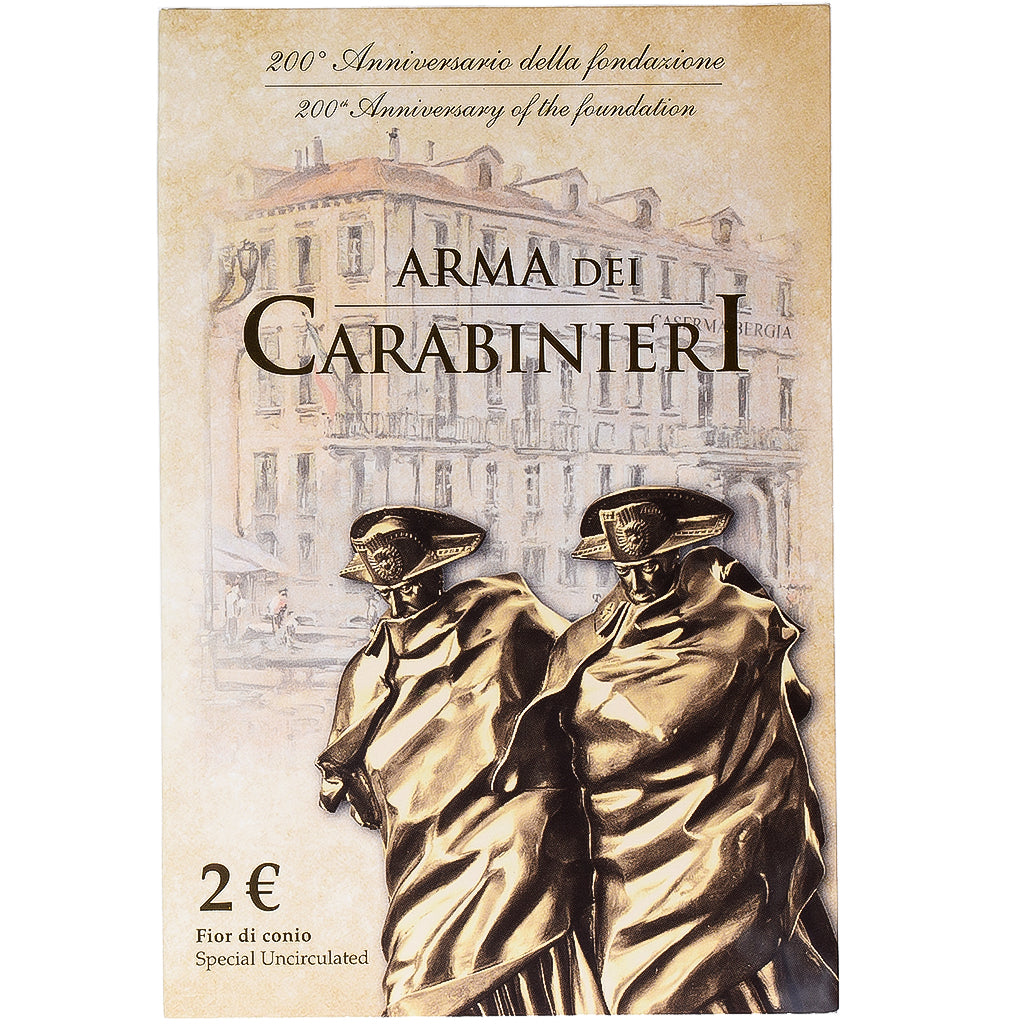 Italien, 2 Euro, Arma dei Carabinieri, 2014, Rome, Bi-Metallic, STGL, KM:367