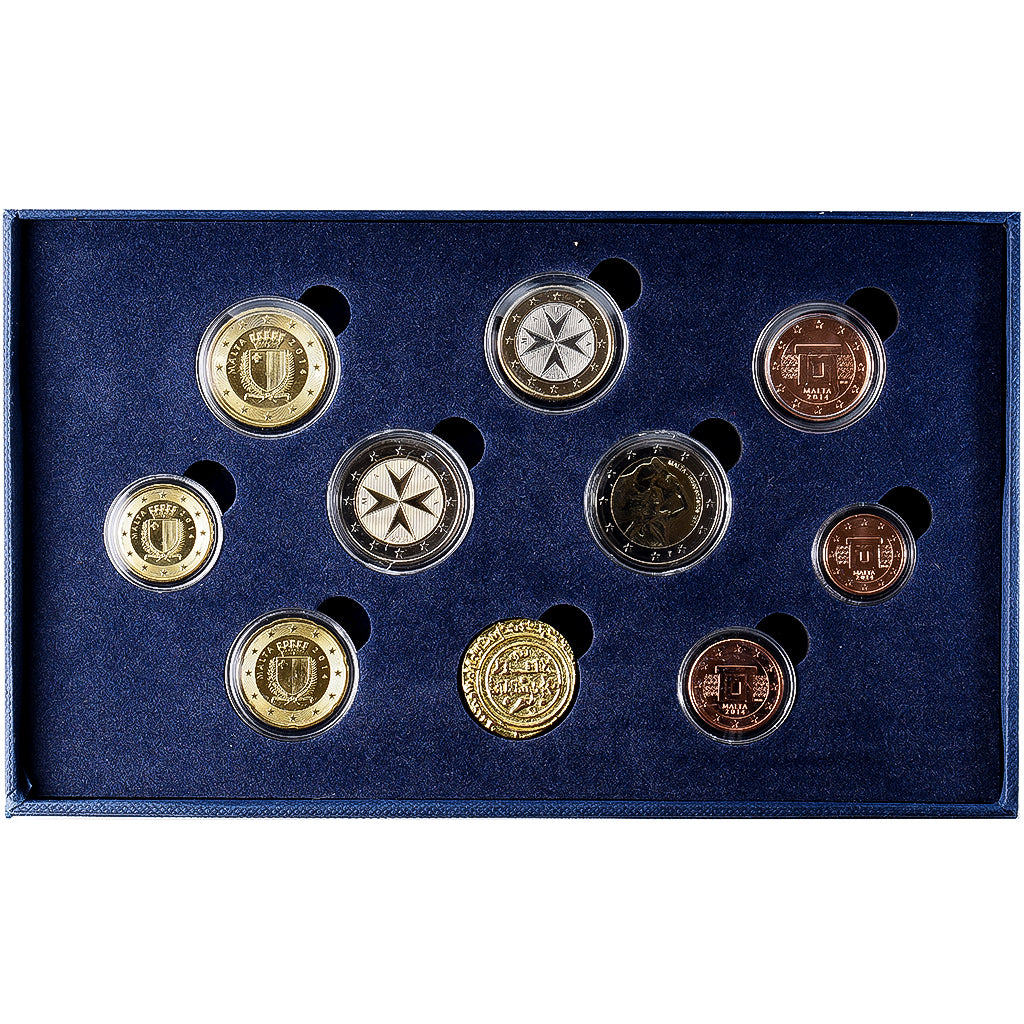 Malta, Set 1 ct. - 2 Euro + 2 Euro + Medal, BU, 2014, Royal Dutch Mint, N/D