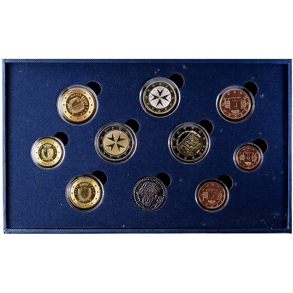 Malta, Set 1 ct. - 2 Euro + 2 Euro + Medal, BU, 2012, Royal Dutch Mint, Sin