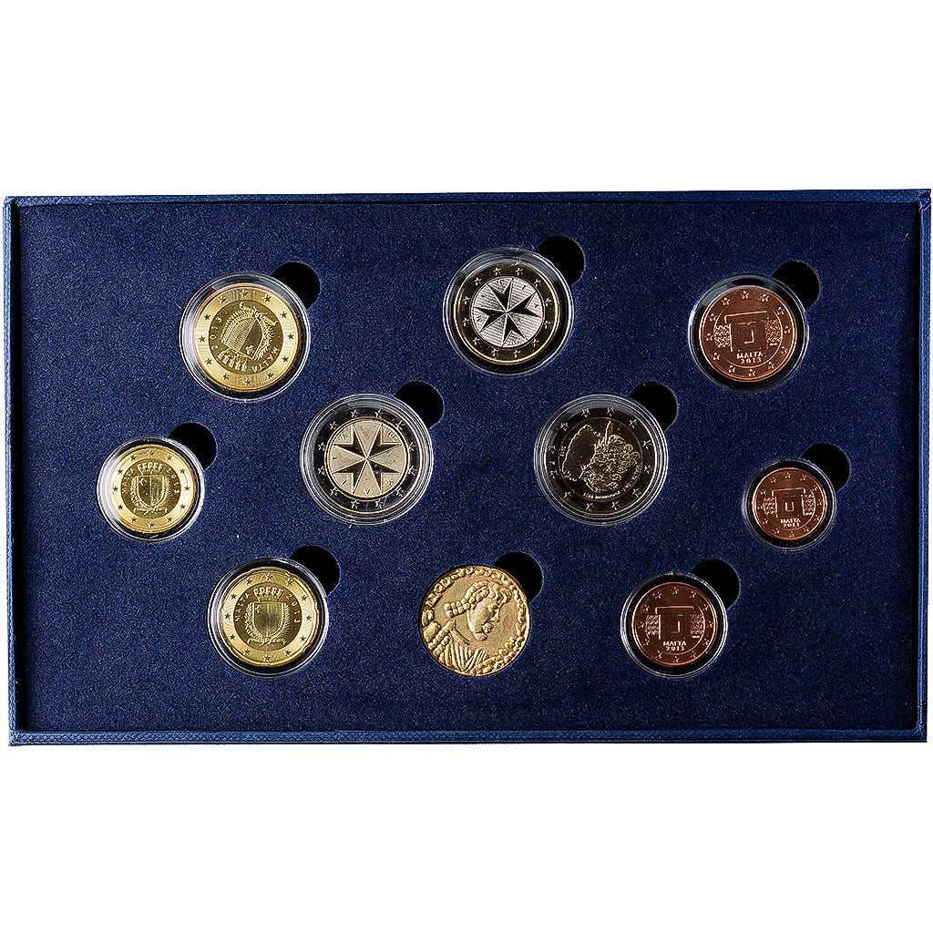 Malta, Set 1 ct. - 2 Euro + 2 Euro + Medal, BU, 2013, Royal Dutch Mint, N/D