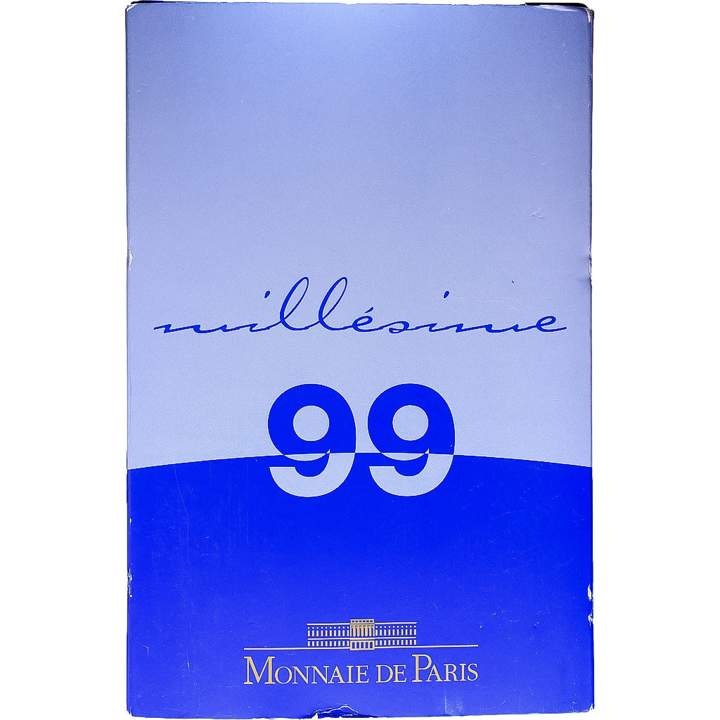 France, Coffret 1c. à 2€, Proof, 1999, MDP, MS(65-70)