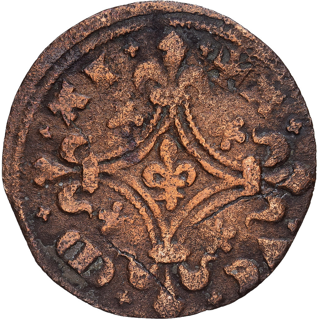 Francja, Jeton de compte, Miedź, VF(20-25)