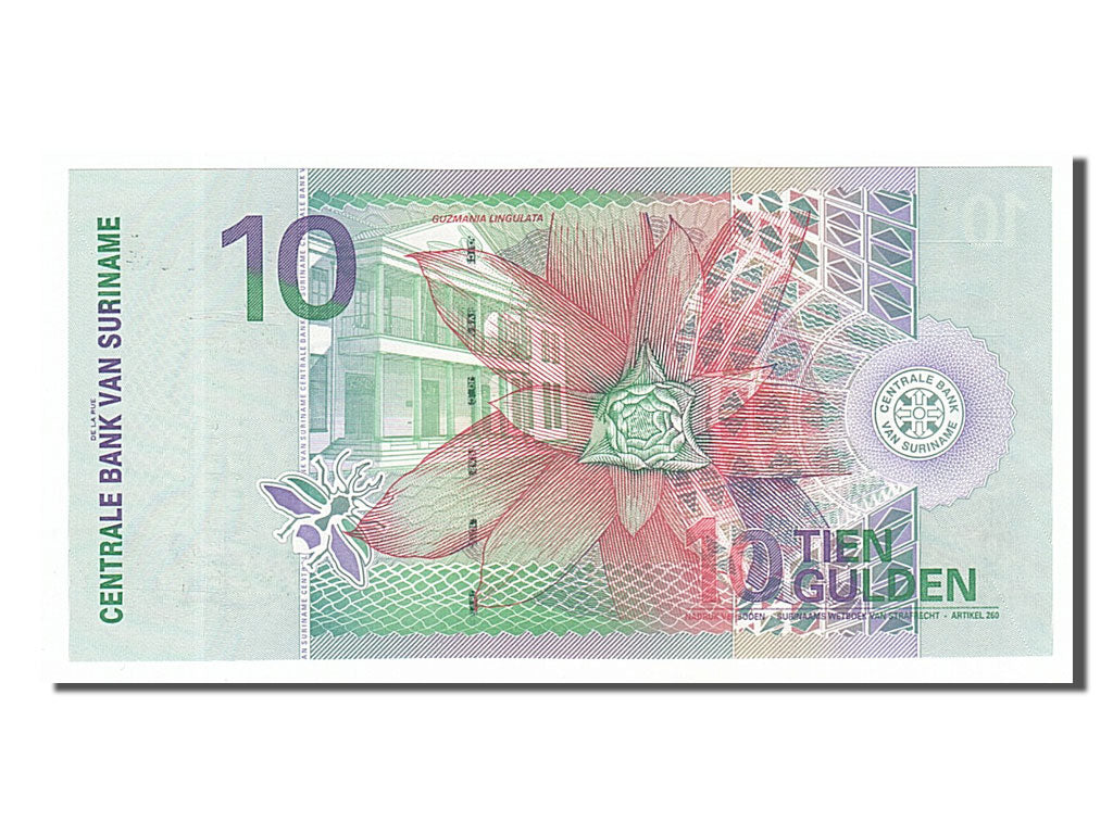 Banconote, Suriname, 10 Gulden, 2000, 2000-01-01, SPL