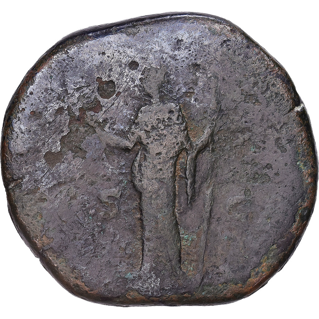 Roman Empire, Marcus Aurelius, Sesterzio, 168-169, Rome, Bronzo, B+, RIC:964a