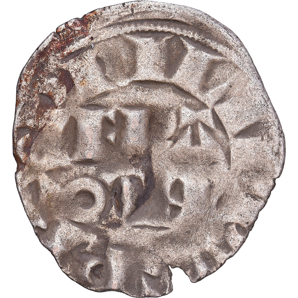 França, Philippe VI, Denier Parisis, 1329, Lingote, VF(30-35), Ciani:325